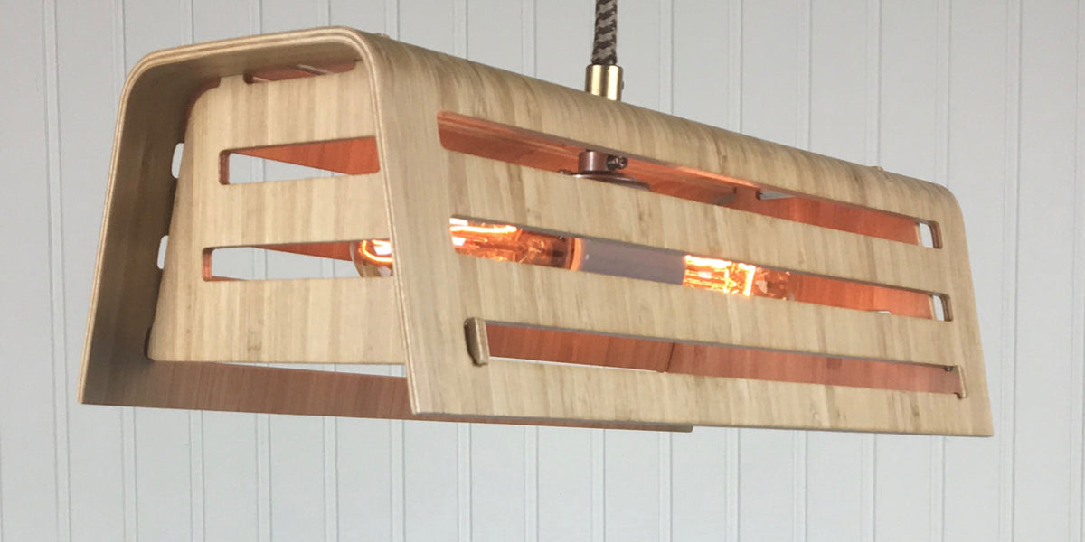 Trapezoid deals pendant light
